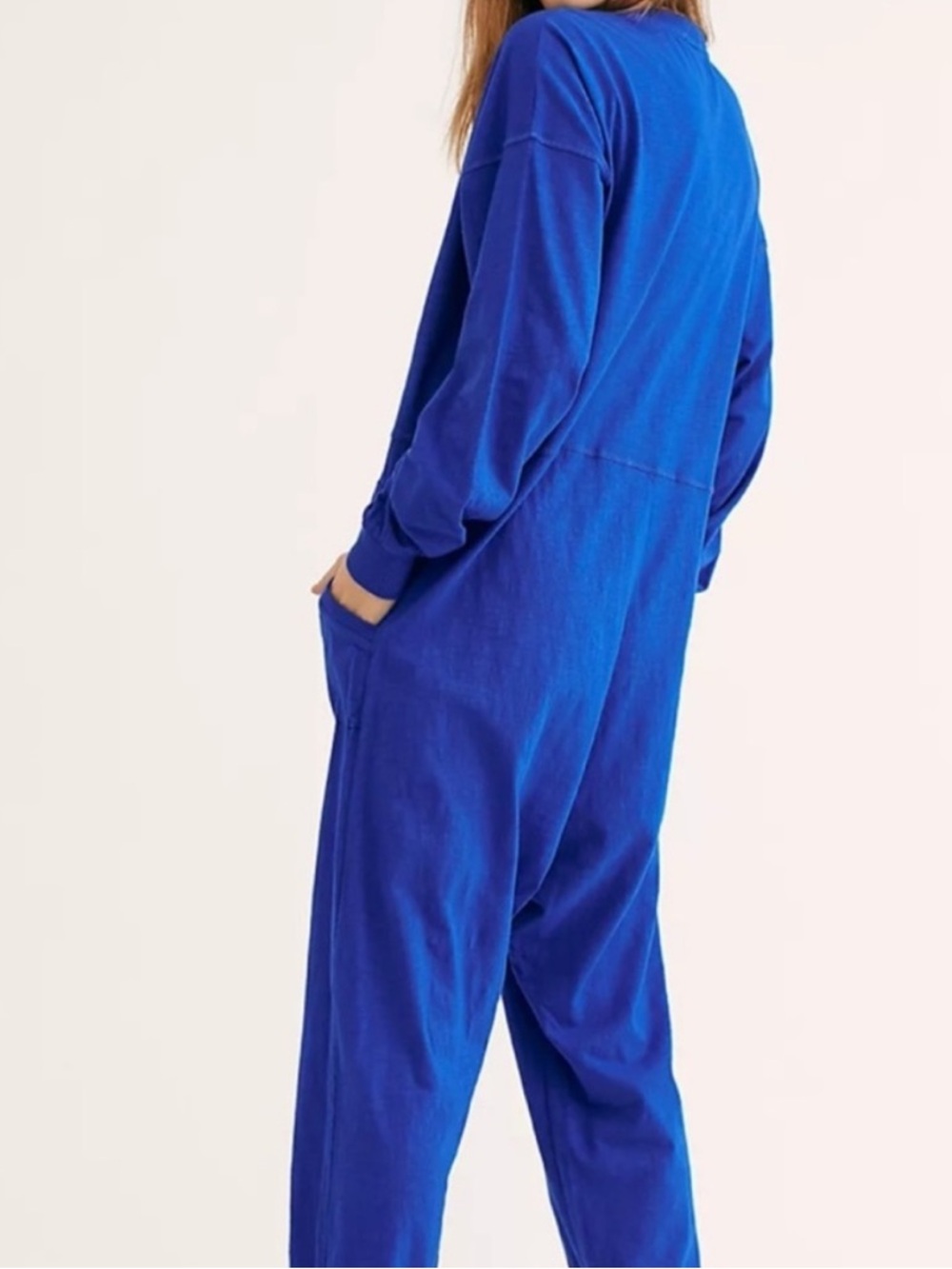 Free People Just Because Onesie Jumpsuit Blue - Picture 5 of 11